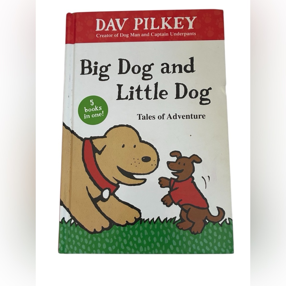 🎉6/$20 ‘BIG DOG AND LITTLE DOG’ CHILDRENS BOOK HARDCOVER DAV PILKEY